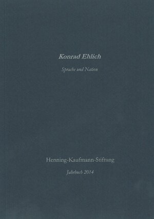 Buchcover Henning-Kaufmann-Stiftung Jahrbuch 2014 | Konrad Ehlich | EAN 9783942409438 | ISBN 3-942409-43-7 | ISBN 978-3-942409-43-8
