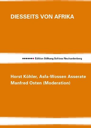 Buchcover Diesseits von Afrika | Horst Köhler | EAN 9783942449281 | ISBN 3-942449-28-5 | ISBN 978-3-942449-28-1