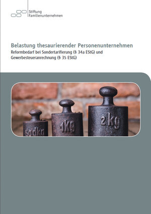 Buchcover Belastung thesaurierender Personenunternehmen  | EAN 9783942467773 | ISBN 3-942467-77-1 | ISBN 978-3-942467-77-3