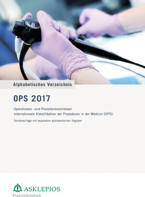 Buchcover OPS Version 2017 Alphabetisches Verzeichnis  | EAN 9783942595506 | ISBN 3-942595-50-8 | ISBN 978-3-942595-50-6