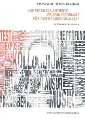 Buchcover Kompetenzorientierte Prüfungsformate für den Hochschulalltag | Sinikka Gusset-Bährer | EAN 9783942648363 | ISBN 3-942648-36-9 | ISBN 978-3-942648-36-3