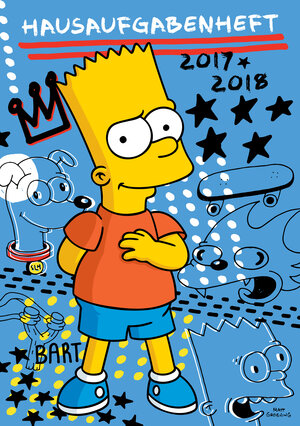 Buchcover Simpsons Hausaufgabenheft 2017/2018  | EAN 9783942730716 | ISBN 3-942730-71-5 | ISBN 978-3-942730-71-6