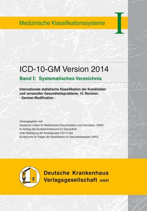 Buchcover ICD-10-GM Version 2014  | EAN 9783942734592 | ISBN 3-942734-59-1 | ISBN 978-3-942734-59-2