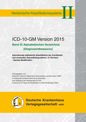 Buchcover ICD-10-GM Version 2015 | EAN 9783942734868 | ISBN 3-942734-86-9 | ISBN 978-3-942734-86-8