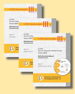 Buchcover G-DRG Definitions-Handbuch Version 2015 Kompaktversion  | EAN 9783942734899 | ISBN 3-942734-89-3 | ISBN 978-3-942734-89-9