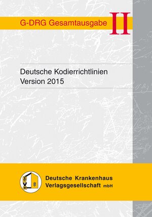 Buchcover Deutsche Kodierrichtlinien Version 2015 | EAN 9783942734929 | ISBN 3-942734-92-3 | ISBN 978-3-942734-92-9