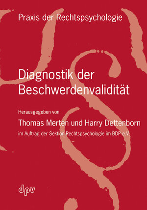 Buchcover Diagnostik der Beschwerdenvalidität  | EAN 9783942761239 | ISBN 3-942761-23-8 | ISBN 978-3-942761-23-9