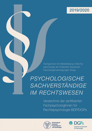 Buchcover Psychologische Sachverständige im Rechtswesen  | EAN 9783942761246 | ISBN 3-942761-24-6 | ISBN 978-3-942761-24-6