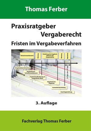 Buchcover Praxisratgeber Vergaberecht - Fristen im Vergabeverfahren | Thomas Ferber | EAN 9783942766036 | ISBN 3-942766-03-5 | ISBN 978-3-942766-03-6