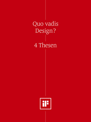 Buchcover Quo vadis Design? (DE)  | EAN 9783942776318 | ISBN 3-942776-31-6 | ISBN 978-3-942776-31-8