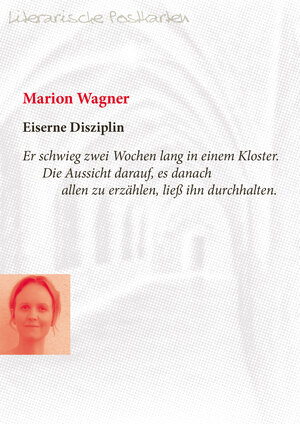 Buchcover Eiserne Disziplin | Marion Wagner | EAN 9783942794060 | ISBN 3-942794-06-3 | ISBN 978-3-942794-06-0