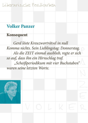 Buchcover Konsequent | Volker Panzer | EAN 9783942794084 | ISBN 3-942794-08-X | ISBN 978-3-942794-08-4
