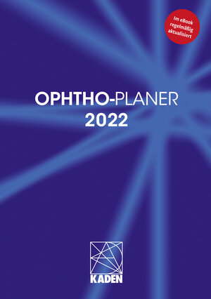Buchcover OPHTHO-PLANER 2022  | EAN 9783942825986 | ISBN 3-942825-98-8 | ISBN 978-3-942825-98-6
