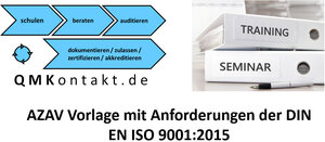 Buchcover Musterhandbuch AZAV nach DIN EN ISO 9001:2015 | Klaus Seiler | EAN 9783942882699 | ISBN 3-942882-69-8 | ISBN 978-3-942882-69-9