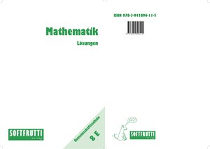 Buchcover Mathematik 8 E | Manfred Schmitt | EAN 9783942896115 | ISBN 3-942896-11-7 | ISBN 978-3-942896-11-5