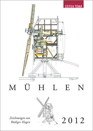 Buchcover Kalender "Mühlen 2012"  | EAN 9783942917001 | ISBN 3-942917-00-9 | ISBN 978-3-942917-00-1