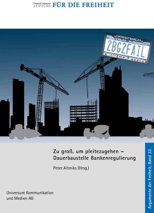 Buchcover Zu groß, um pleitezugehen  | EAN 9783942928113 | ISBN 3-942928-11-6 | ISBN 978-3-942928-11-3