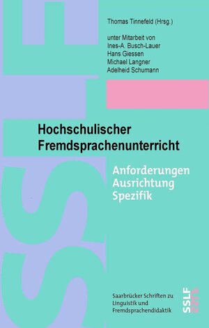 Buchcover Hochschulischer Fremdsprachenunterricht  | EAN 9783942949019 | ISBN 3-942949-01-6 | ISBN 978-3-942949-01-9