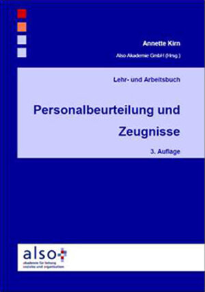 Buchcover Personalbeurteilung und Zeugnisse | Annette Kim | EAN 9783942954075 | ISBN 3-942954-07-9 | ISBN 978-3-942954-07-5