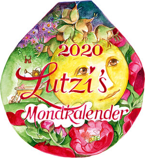 Buchcover Lutzis Mondkalender rund Ø 16cm (Tagesabreisskalender) 2020 | Andrea Lutzenberger | EAN 9783942966351 | ISBN 3-942966-35-2 | ISBN 978-3-942966-35-1