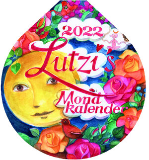 Buchcover Lutzis Mondkalender rund Ø 16cm (Tagesabreisskalender) 2022 | Andrea Lutzenberger | EAN 9783942966450 | ISBN 3-942966-45-X | ISBN 978-3-942966-45-0