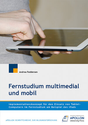 Buchcover Fernstudium multimedial und mobil | Andrea Feddersen | EAN 9783943001044 | ISBN 3-943001-04-0 | ISBN 978-3-943001-04-4