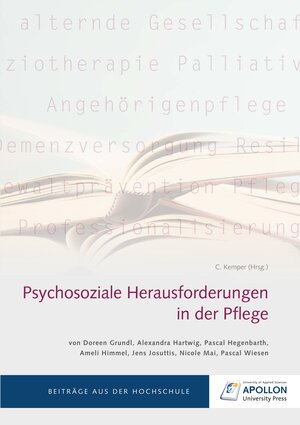 Buchcover Psychosoziale Herausforderungen in der Pflege | Doreen Grundl | EAN 9783943001594 | ISBN 3-943001-59-8 | ISBN 978-3-943001-59-4