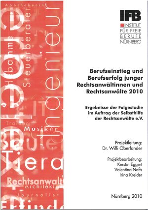Buchcover Berufseinstieg und Berufserfolg junger Rechtsanwältinnen und Rechtsanwälte 2010 | Kerstin Eggert | EAN 9783943115048 | ISBN 3-943115-04-6 | ISBN 978-3-943115-04-8