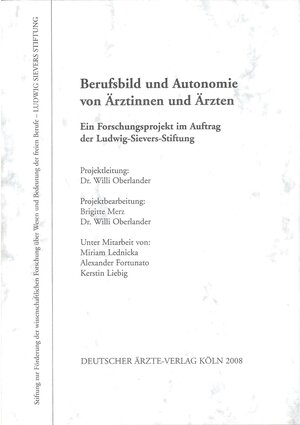 Buchcover Berufsbild und Autonomie von Ärztinnen und Ärzten | Brigitte Merz | EAN 9783943115109 | ISBN 3-943115-10-0 | ISBN 978-3-943115-10-9