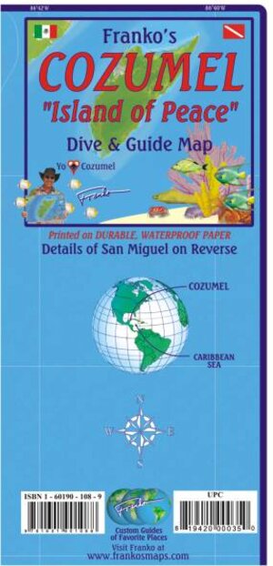 Buchcover Cozumel Dive Map and Fishcard  | EAN 9783943119053 | ISBN 3-943119-05-X | ISBN 978-3-943119-05-3