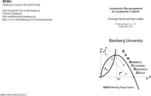 Buchcover Asymmetric Discouragement in Asymmetric Contests | Christoph March | EAN 9783943153361 | ISBN 3-943153-36-3 | ISBN 978-3-943153-36-1