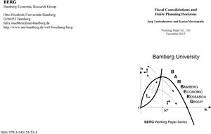 Buchcover Fiscal Consolidations and Finite Planning Horizons | Joep Lustenhouwer | EAN 9783943153514 | ISBN 3-943153-51-7 | ISBN 978-3-943153-51-4
