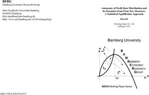 Buchcover Autonomy of Profit Rate Distribution and Its Dynamics from Firm Size Measures: A Statistical Equilibrium Approach | Ilfan Oh | EAN 9783943153675 | ISBN 3-943153-67-3 | ISBN 978-3-943153-67-5