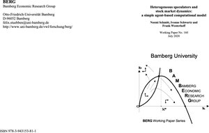 Buchcover Heterogeneous speculators and stock market dynamics: a simple agent-based computational model | Noemi Schmitt | EAN 9783943153811 | ISBN 3-943153-81-9 | ISBN 978-3-943153-81-1