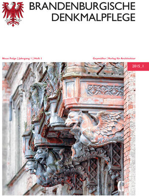 Buchcover Brandenburgische Denkmalpflege | Neue Folge  | EAN 9783943164251 | ISBN 3-943164-25-X | ISBN 978-3-943164-25-1