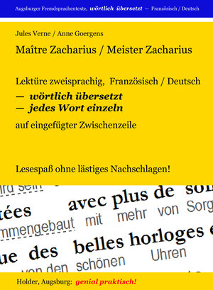 Buchcover Maitre Zacharius / Meister Zacharius -- | Jules Verne | EAN 9783943394276 | ISBN 3-943394-27-1 | ISBN 978-3-943394-27-6