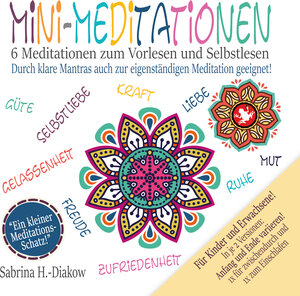 Buchcover Mini-Meditationen - Meditationen für zwischendurch und zum Einschlafen (inkl. Musik-CD) | Sabrina Heuer-Diakow | EAN 9783943426724 | ISBN 3-943426-72-6 | ISBN 978-3-943426-72-4
