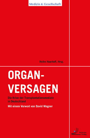 Buchcover Organversagen  | EAN 9783943441161 | ISBN 3-943441-16-4 | ISBN 978-3-943441-16-1