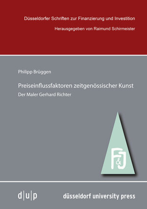 Buchcover Preiseinflussfaktoren zeitgenössischer Kunst | Philipp Brüggen | EAN 9783943460896 | ISBN 3-943460-89-4 | ISBN 978-3-943460-89-6