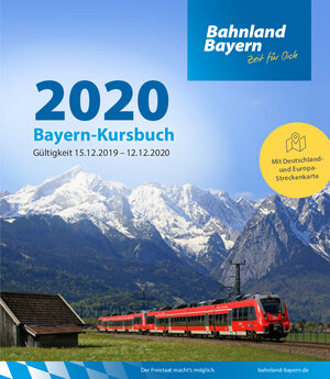 Buchcover Bayern-Kursbuch 2020  | EAN 9783943551136 | ISBN 3-943551-13-X | ISBN 978-3-943551-13-6