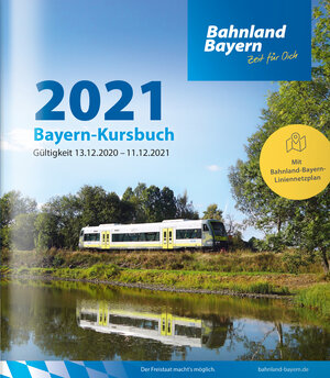 Buchcover Bayern-Kursbuch 2021  | EAN 9783943551150 | ISBN 3-943551-15-6 | ISBN 978-3-943551-15-0
