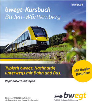 Buchcover Kursbuch Baden-Württemberg 2021 | EAN 9783943551167 | ISBN 3-943551-16-4 | ISBN 978-3-943551-16-7