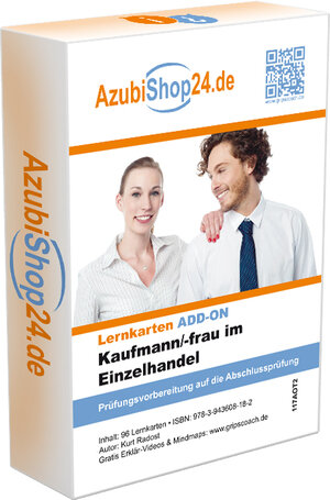 Buchcover Prüfung Kaufmann im Einzelhandel Add-on-Lernkarten | Kurt Radost | EAN 9783943608182 | ISBN 3-943608-18-2 | ISBN 978-3-943608-18-2