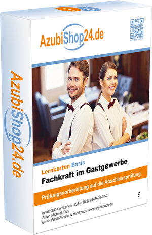 Buchcover Lernkarten Fachkraft im Gastgewerbe Prüfungswissen Gastgewerbe | Michael Klug | EAN 9783943608373 | ISBN 3-943608-37-9 | ISBN 978-3-943608-37-3