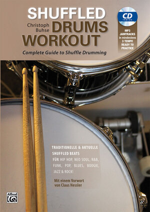 Buchcover Shuffled Drums Workout | Christoph Buhse | EAN 9783943638714 | ISBN 3-943638-71-5 | ISBN 978-3-943638-71-4