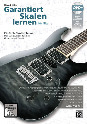 Buchcover Garantiert Skalen lernen für Gitarre | Bernd Kiltz | EAN 9783943638721 | ISBN 3-943638-72-3 | ISBN 978-3-943638-72-1