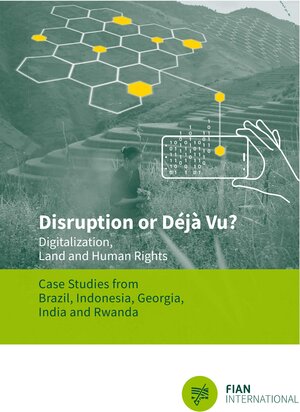 Buchcover Disruption or Déjà Vu? Digitalization, Land and Human Rights | Mathias Pfeifer | EAN 9783943662191 | ISBN 3-943662-19-5 | ISBN 978-3-943662-19-1