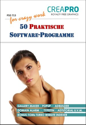 Buchcover 50 praktische Allround Software Programme von CreaPro.  | EAN 9783943668155 | ISBN 3-943668-15-0 | ISBN 978-3-943668-15-5