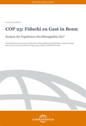 Buchcover COP 23: Fidschi zu Gast in Bonn | Christoph Bals | EAN 9783943704617 | ISBN 3-943704-61-0 | ISBN 978-3-943704-61-7
