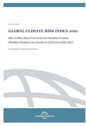 Buchcover Global Climate Risk Index 2021 | David Eckstein | EAN 9783943704846 | ISBN 3-943704-84-X | ISBN 978-3-943704-84-6